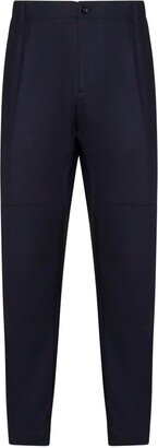 Straight-Leg Slim-Cut Trousers