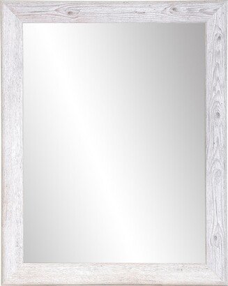 BrandtWorks Farmhouse White Wall Mirror