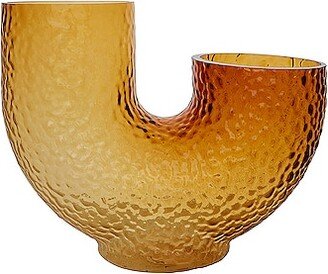 Arura Medium Glass Vase in Orange