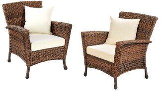 W Unlimited Outdoor Faux Sea Grass Garden Patio Furniture 2PC set