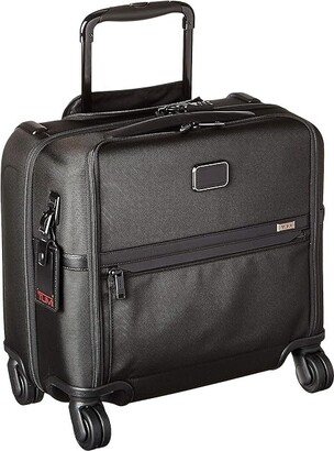 Alpha 3 Compact 4 Wheeled Brief (Black) Luggage