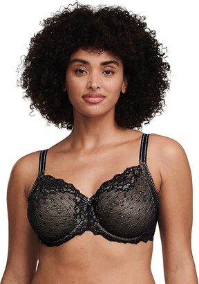 Rive Gauche Full Coverage Unlined Bra (Black) Women's Bra