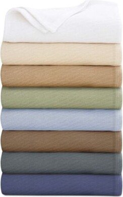 Cotton Diagonal Weave Blankets