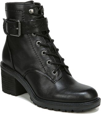 Women's Gemma Lace-up Heeled Combat Booties