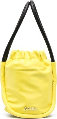 Logo-Plaque Bucket Bag-AA