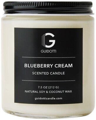 Guidotti Candle Blueberry Cream Scented Candle, 1-Wick, 7.5 oz