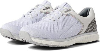 XC4 Womens H2 Sport Hybrid (White/Silver Waterproof Knit) Women's Golf Shoes