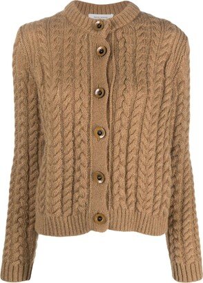 Liberty cable-knit cardigan