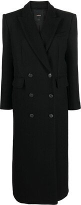 Tailored Double-Breasted Coat