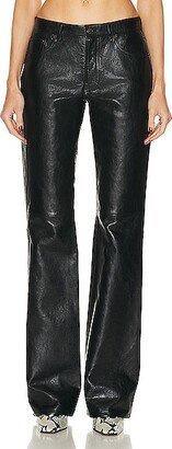 Leather Pant in Black-AA