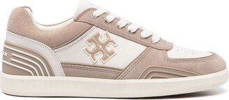 Clover Court panelled suede sneakers