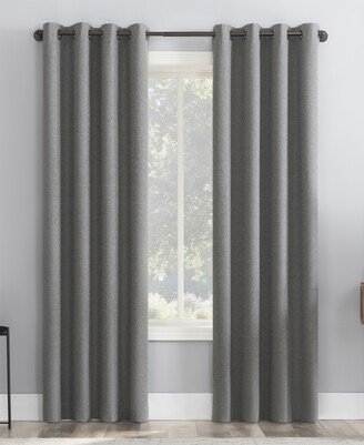 Channing Grid Texture Blackout Grommet Curtain Panel, 63 x 50