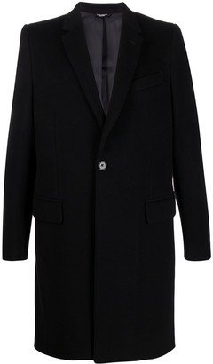 Single-Breasted Tailored Coat-AJ