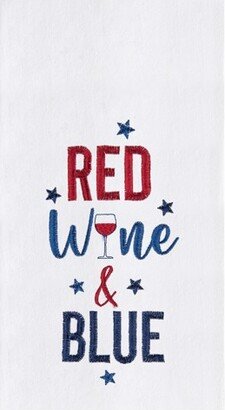 Red, Wine & Blue 4th of July Kitchen Towel