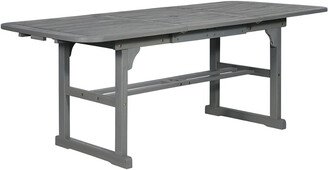 Hewson Outdoor Patio Acacia Wood Dining Table