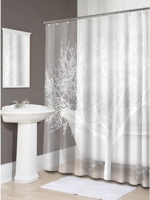 Tree EVA Shower Curtain - Pearl