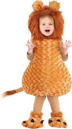 HalloweenCostumes.com 4T Toddler Lion Bubble Costume, Brown/Brown