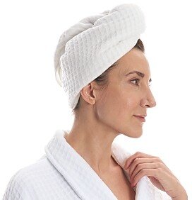 Waffle Twist Hair Towel