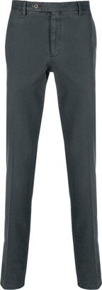 Off-Centre Fastening Chino Trousers