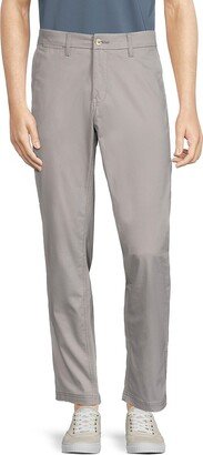 Slim Fit Flat Front Chino Pants
