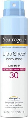 Ultra Sheer Lightweight Sunscreen Spray - SPF 30 - 5oz