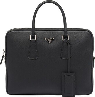 Saffiano Leather Work Bag