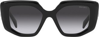 Prada Eyewear Pr 14zs Black Sunglasses