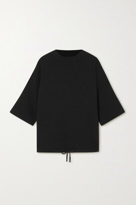 Alden Stretch-jersey Sweatshirt - Black