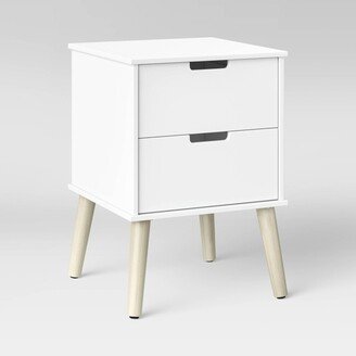 Assembly Required Modern Kids' Nightstand White - Pillowfort™