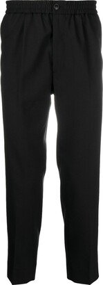 Cropped Tailored Trousers-AU