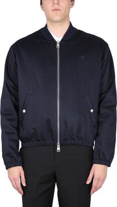 Paris De Coeur Zipped Bomber Jacket-AA