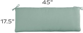 Replacement Bench Cushion - 45x17.5 Canopy Stripe Black/Sand Sunbrella