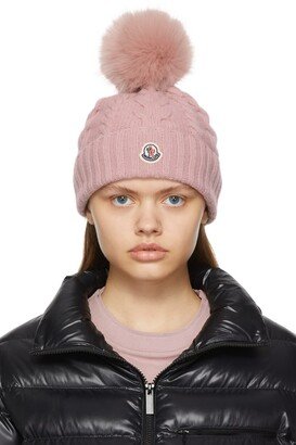 Pink Pompom Beanie