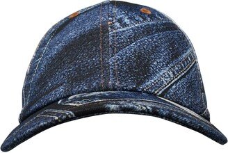 M05CH1N0 Jeans Blue Cotton Hat