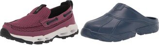 BASS OUTDOOR Women's Aqua Deck and Field Slide Water Shoe Bundle