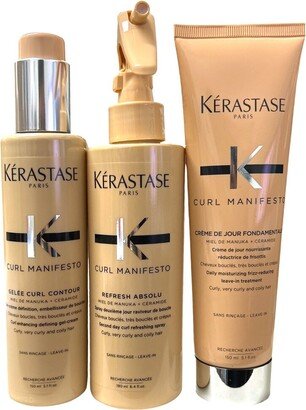 Curl Manifesto Styling Set For Curly Hair