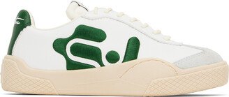 White & Green Santos Sneakers