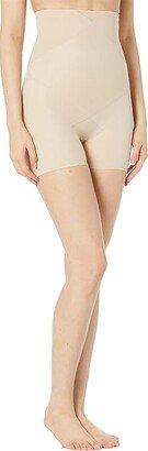 Miraclesuit Shapewear Extra Firm Tummy Tuck High-Waisted 13 Bike Shorts (Warm Beige) Women's Underwear