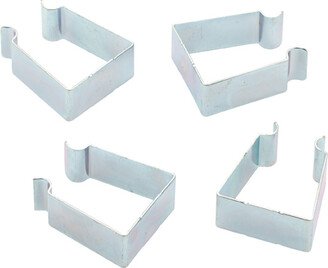 Elfa Classic Frame Clips Platinum Pkg/4