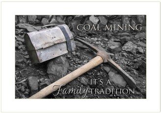 Coal Mining by Lori Deiter, Ready to hang Framed Print, White Frame, 20