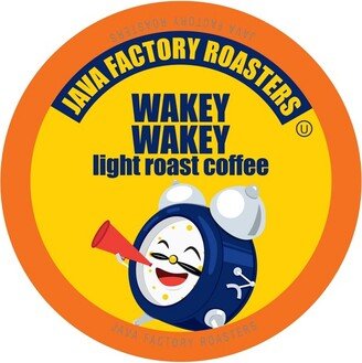 Java Factory Coffee Pods,Keurig 2.0 KCup Brewers compatible,Wakey Wakey Light Roast, 80 Count