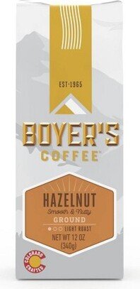 Boyer's Coffee Hazelnut Light Roast Ground Coffee - 12oz