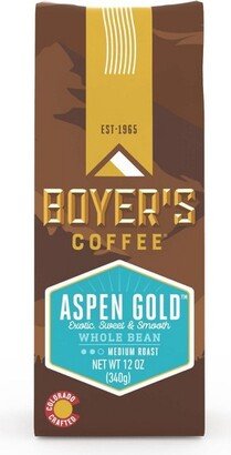 Boyer's Coffee Aspen Gold Medium Roast Whole Bean Coffee - 12oz