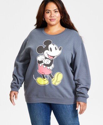 Trendy Plus Size Classic Mickey Mouse Sweatshirt