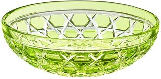 Saint Louis Crystal Royal Small Bowl, Chartreuse