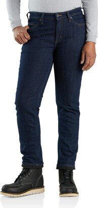 Women's Rugged Flex Relaxed Fit Fleece Lined Jean