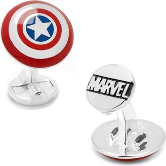 3D Captain America Shield Cufflinks