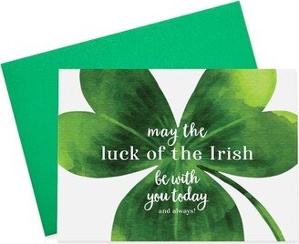 Signature Cards St. Patrick's Day Greeting Card Box Set of 25 Cards & 26 Envelopes - LTI200