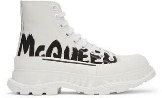 White Tread Slick High Sneakers