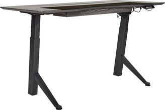 Rye Studio Black 63-inch Electric Height Adjustable Sit/Stand Desk